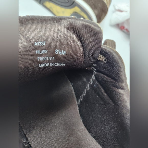 Coach Hilary Khaki Brown Signature C Sneaker Womens Size 8.5 Designer Sneakers - Picture 12 of 12